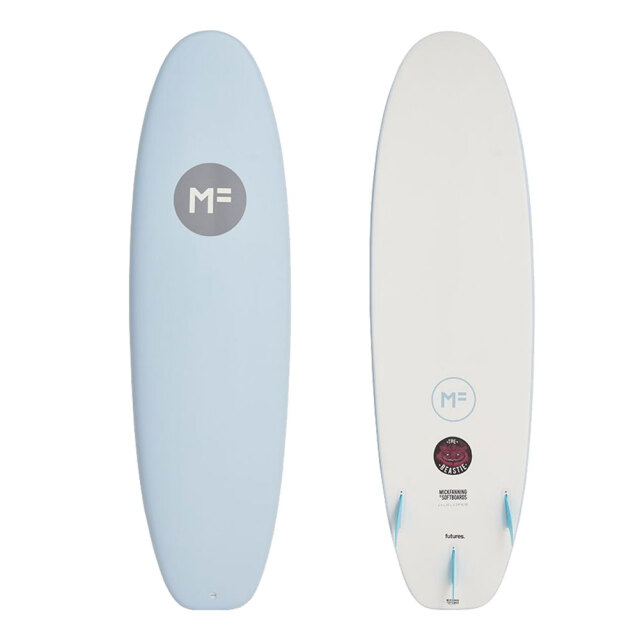 MICK FANNING SOFT BOARDS THE BEASTIE WHITE FUTURE