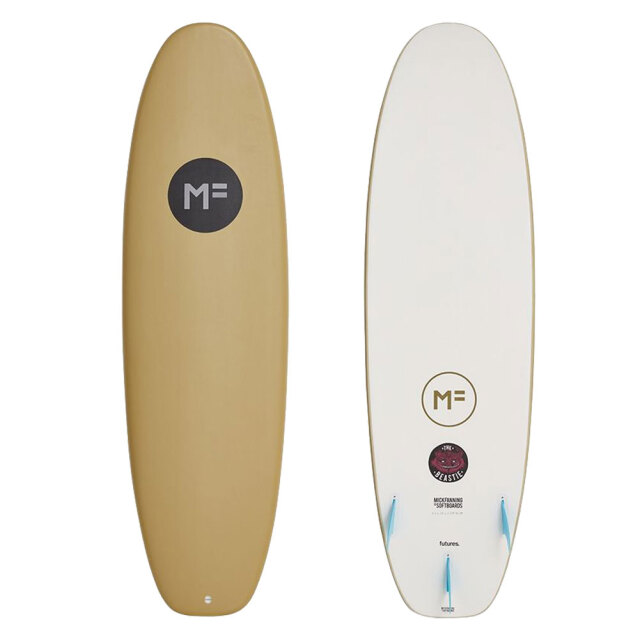 MICK FANNING SOFT BOARDS THE BEASTIE WHITE FUTURE
