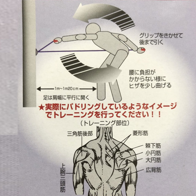 トレーニングチューブ パドルアップストロング PADDLE UP STRONG