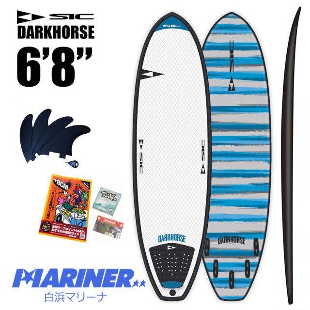 6'8 SIC SURFBOARD DARKHORSE 106416