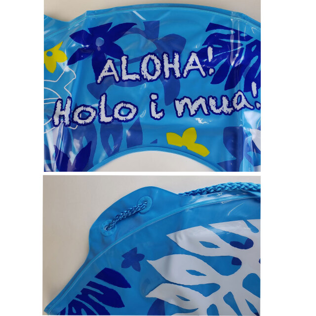 うきわ アロハリゾート ウキワ ブルー浮き輪 70センチ プール