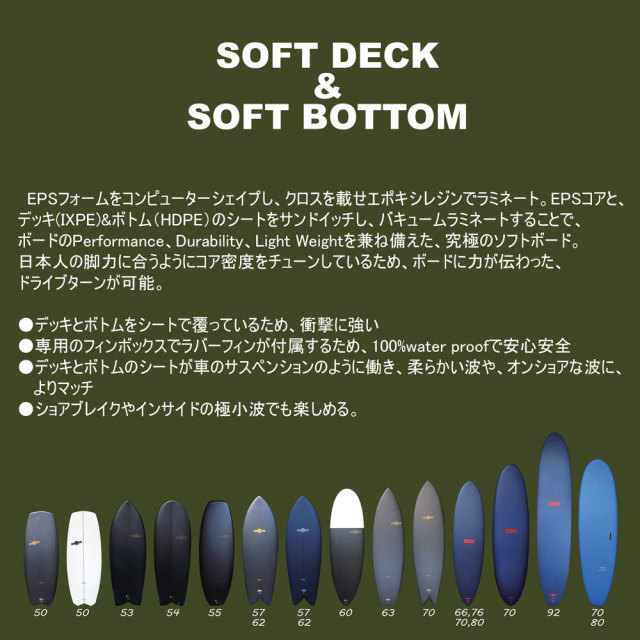 ソフトボード ウォーターランページオースリー　6'3 MSF-63 ショートボード