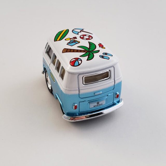 ダイキャストミニカー ワーゲン ビビットカラー リトル バン プリント Little Van Vivid Color with Printing アメリカン雑貨