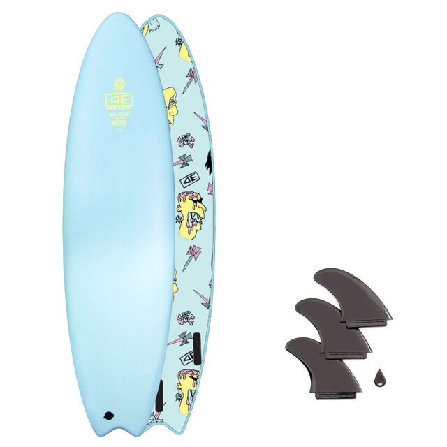 送料無料■O&E (オーシャンアンドアース)■BRAINS EZI-RIDER 7'0｜JACK IRVINE パステルブルー サーフボード O&E BRAINS EZI-RIDER 7'0 JACK IRVINE
