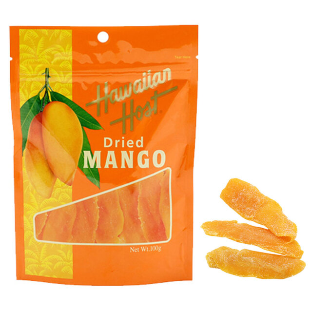 ハワイアンホーストドライマンゴー 100g Hawaiian Host Dried MANGO