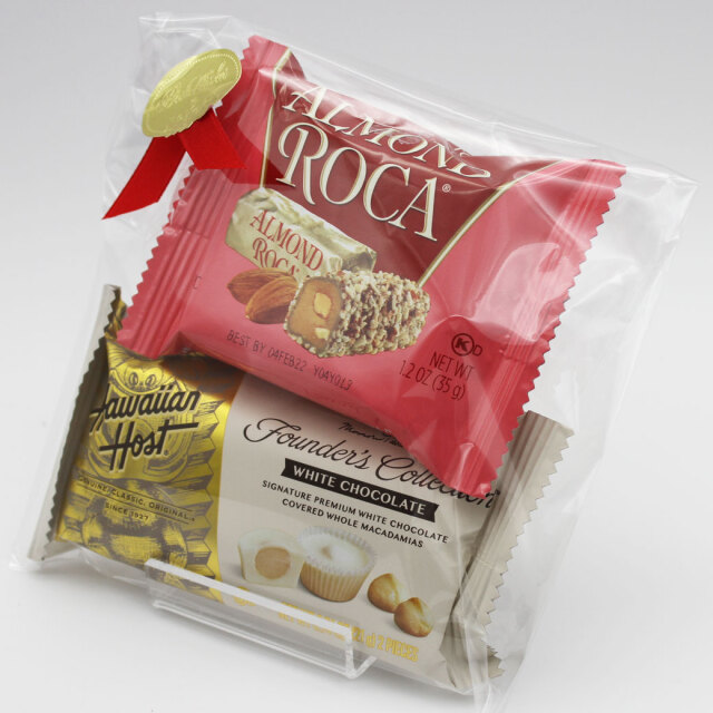 チョコ ギフト 2個入 個包 ハワイアンホースト マカダミアンナッツ チョコレート セット