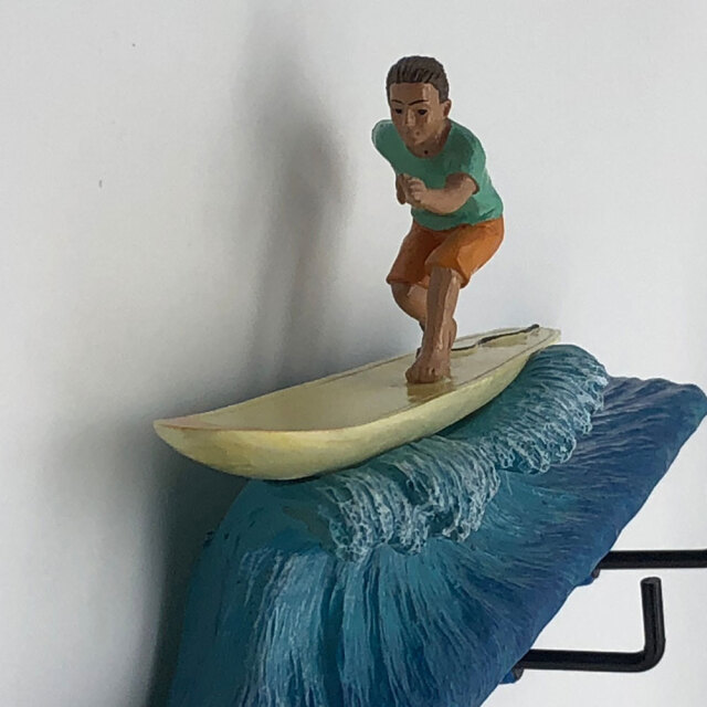 ウェーブキーハンガーRH-055/インテリア小物・雑貨 サーフィン