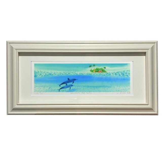 栗乃木ハルミ イラストフレームセット beneath the sea 額入り絵画 532mm×268mm Sタイプ hk0168
