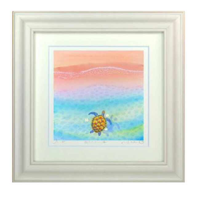 希少 野鳥 絵画 イラスト 原画 セット ウッド フレーム 新品 額装（栗 