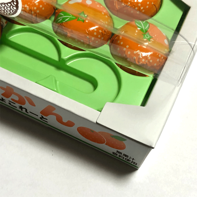 みかんちょこれーと チョコレート プチギフト 9粒入り