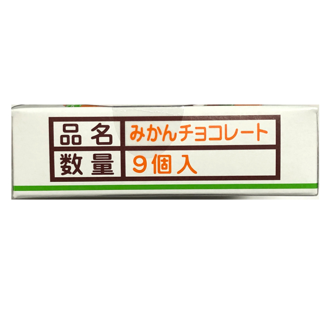 みかんちょこれーと チョコレート プチギフト 9粒入り
