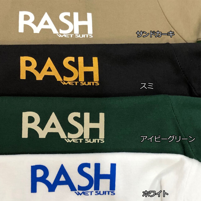 メンズ Tシャツ 半袖 2021 RASH ラッシュ 羽バックTee 6oz ギフト