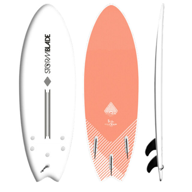 ソフトボード ストームブレード スワローテールサーフボード 5’6 STORM BLADE 6ft SWALLOW TAIL SURFBOARD