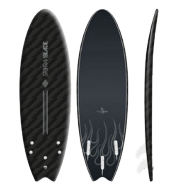 ソフトボード ストームブレード スワローテールサーフボード 6’0 STORM BLADE 6ft SWALLOW TAIL SURFBOARD ソフトサーフボード