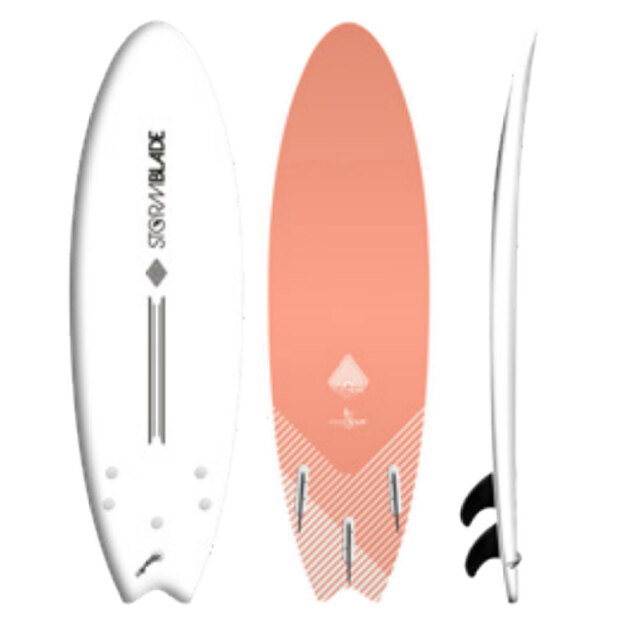 ソフトボード ストームブレード スワローテールサーフボード 6’0 STORM BLADE 6ft SWALLOW TAIL SURFBOARD ソフトサーフボード