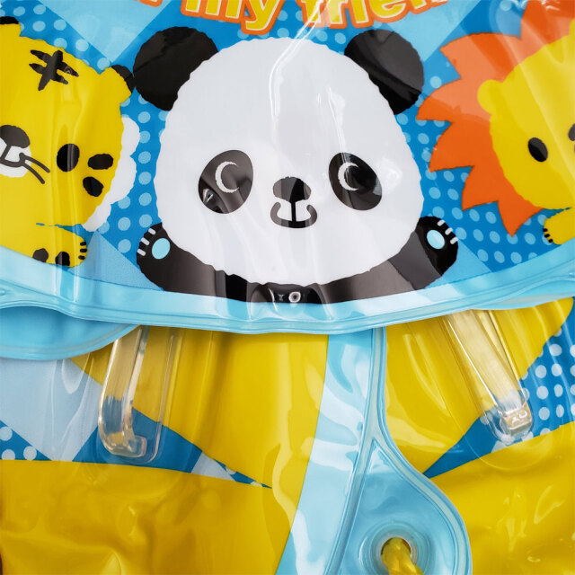 ベビーウキワ ベアーランド 子供用 浮き輪 おもちゃ 水浴び 海水浴 1歳半以上 3歳未満 キッズ フロート リング型