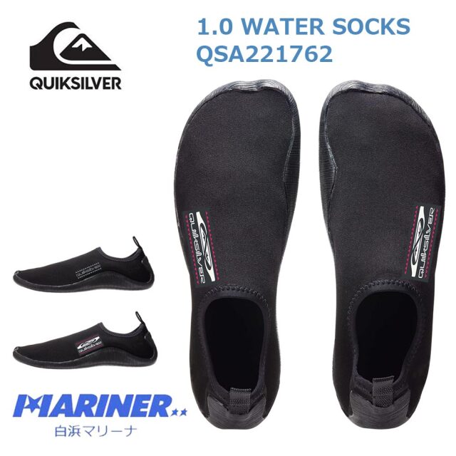 QUIKSILVER クイックシルバー メンズ マリンシューズ サーフブーツ M&W 1.0 WATER SOCKS QSA221762