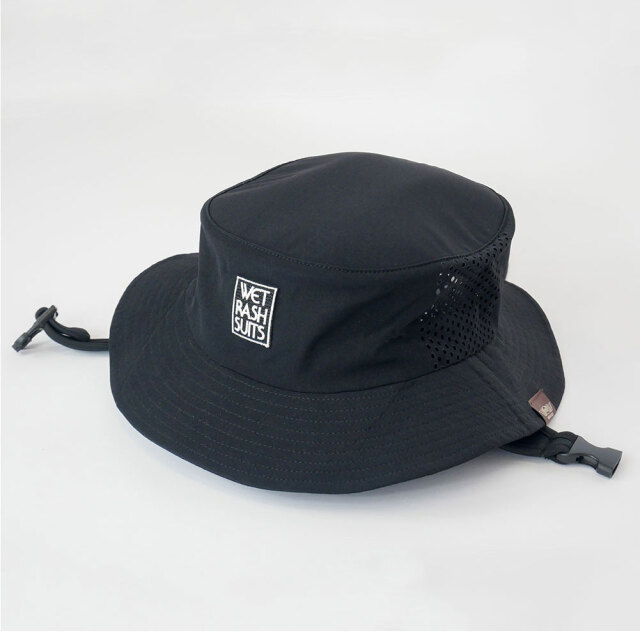 2022 RASH SURF HAT ラッシュ サーフハット ブラック