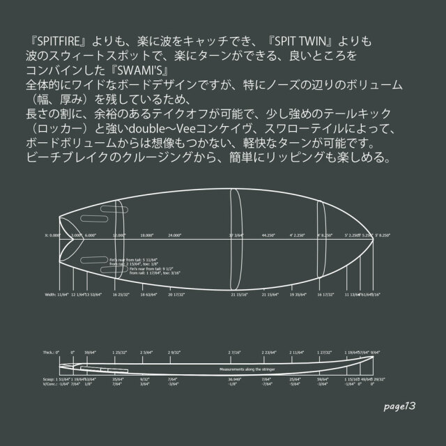 ソフトボード ウォーターランページ スワーミーズ 5'10 5'8 ハードボトム