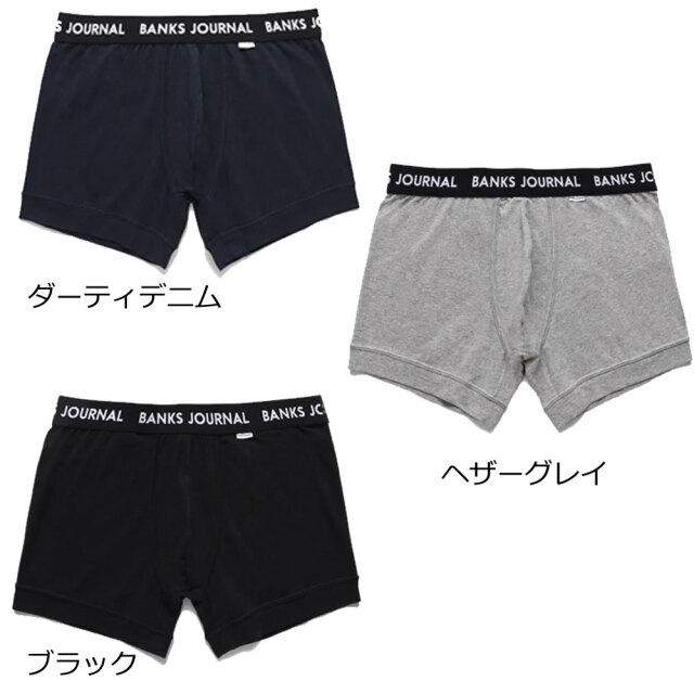 バンクスジャーナル ラベルボクサーブリーフ BANKS JOURNAL LABEL BOXER BRIEF UW0001