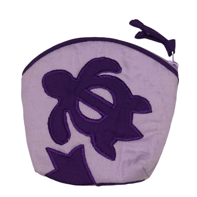 ハワイアンキルト Hawaiian Quilt ホヌ柄コインケース