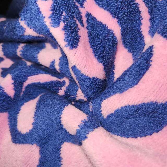 キャシーマム ハワイアンキルト柄 バスタオル ヘリコニア ピンク