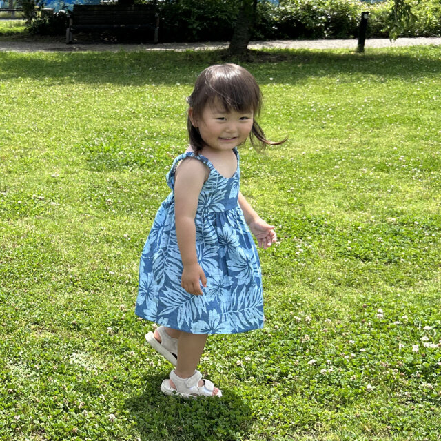 子供服ハワイアン キッズワンピース HS