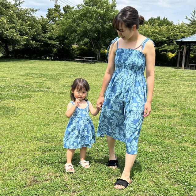 子供服ハワイアン キッズワンピース HS
