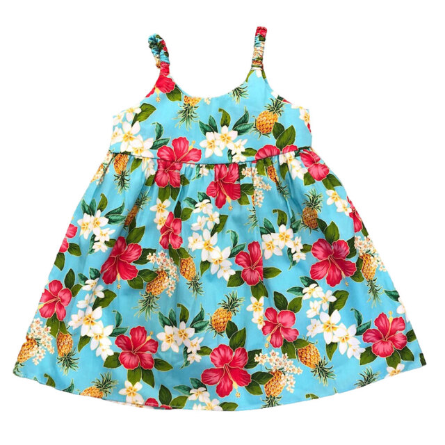 子供服ハワイアン キッズワンピース HS