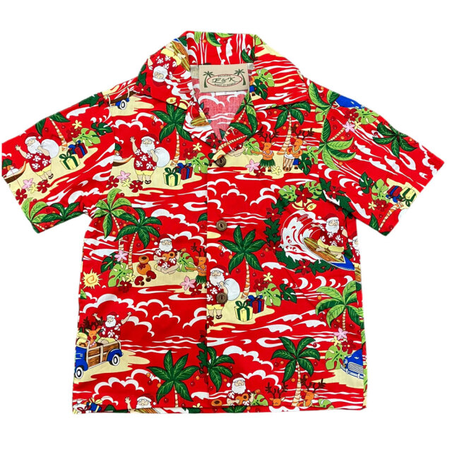 子供服ハワイアン サンタクロース アロハセット ハワイアン 波乗り