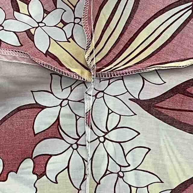 ハワイアン ワンピース 3way イエロー レッド モンステラ・ハイビスカス柄