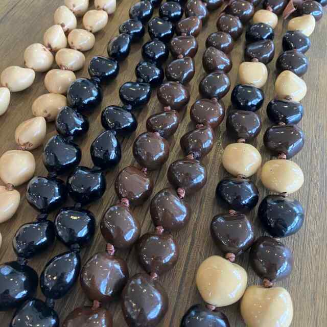 ククイ レイ Kukui Lei フラ ハワイアン 首飾り