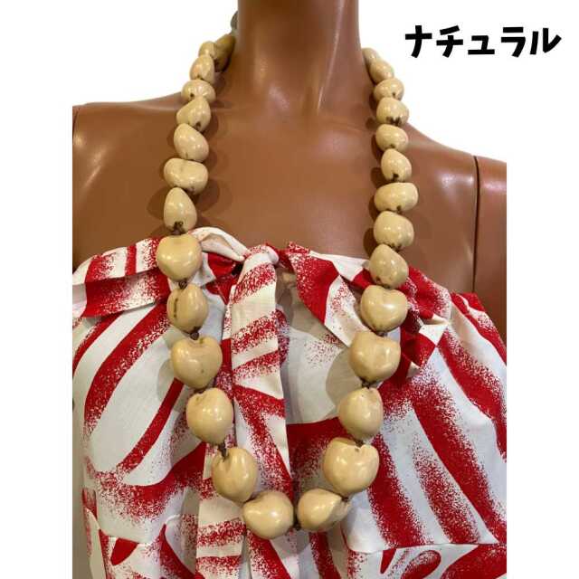 ククイ レイ Kukui Lei フラ ハワイアン 首飾り