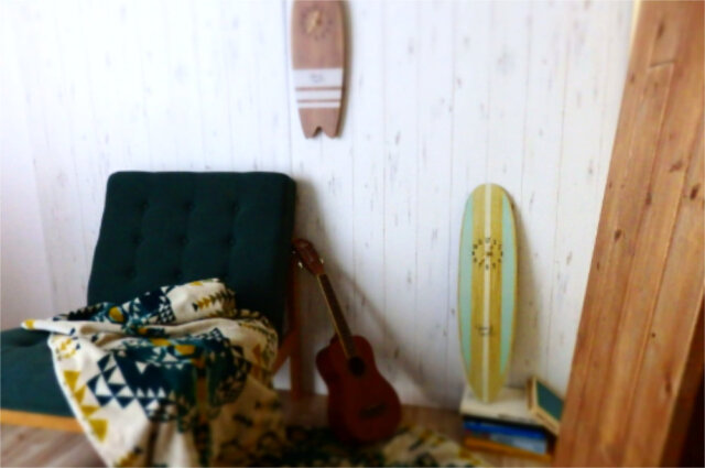 キーストーン サーフボード クロック ロングボード 掛け時計 Key Stone