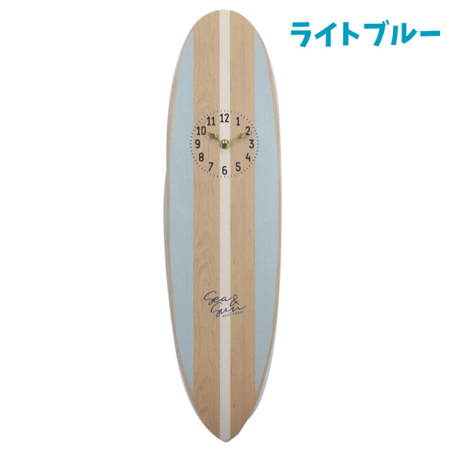 キーストーン サーフボード クロック ロングボード 掛け時計 Key Stone