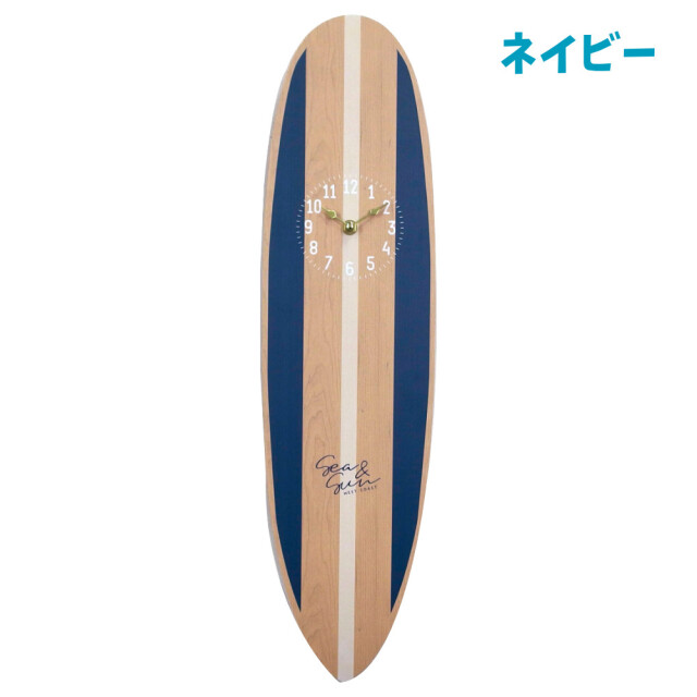 キーストーン サーフボード クロック ロングボード 掛け時計 Key Stone