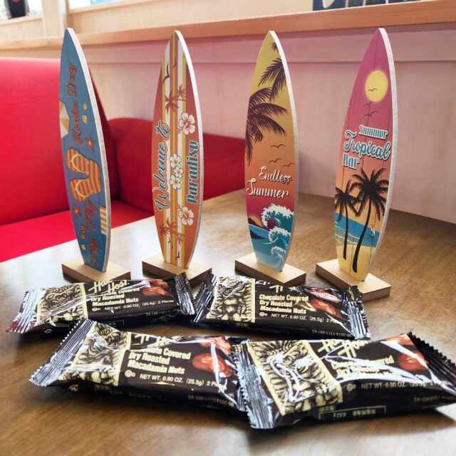 バレンタイン ギフト セット ウッドサーフボード Antique Wood Board