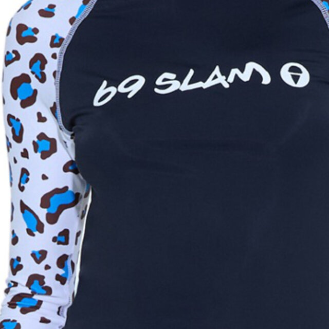 69slam レディース ラッシュガード LOVEPARD GRLLVP-BK ネイビー
