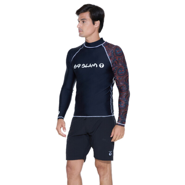 FORME 長袖Tシャツ＆ショートパンツ セット サイズ1ラッシュガード白黒 FORME 長袖Tシャツ＆ショートパンツ セット サイズ1ラッシュ