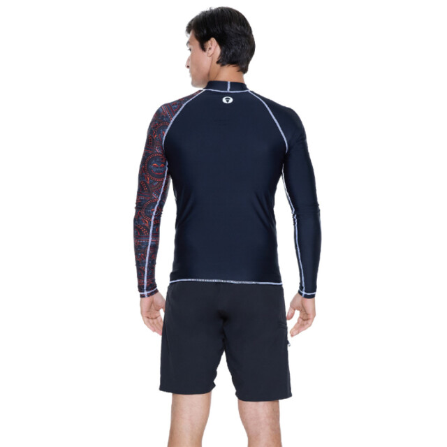 69slam メンズ ラッシュガード SAMOAN MRLSMO-BK ブラック 長袖 メンズ