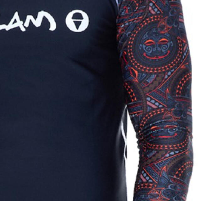 69slam メンズ ラッシュガード SAMOAN MRLSMO-BK ブラック 長袖 メンズ
