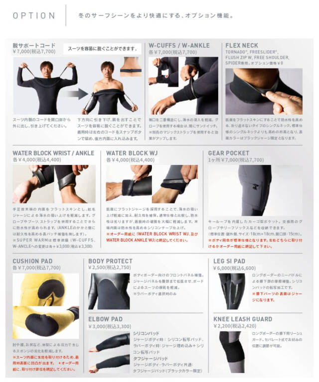 2025秋冬 プロショップ限定 オーダーウェットスーツ BEWET×MARINER