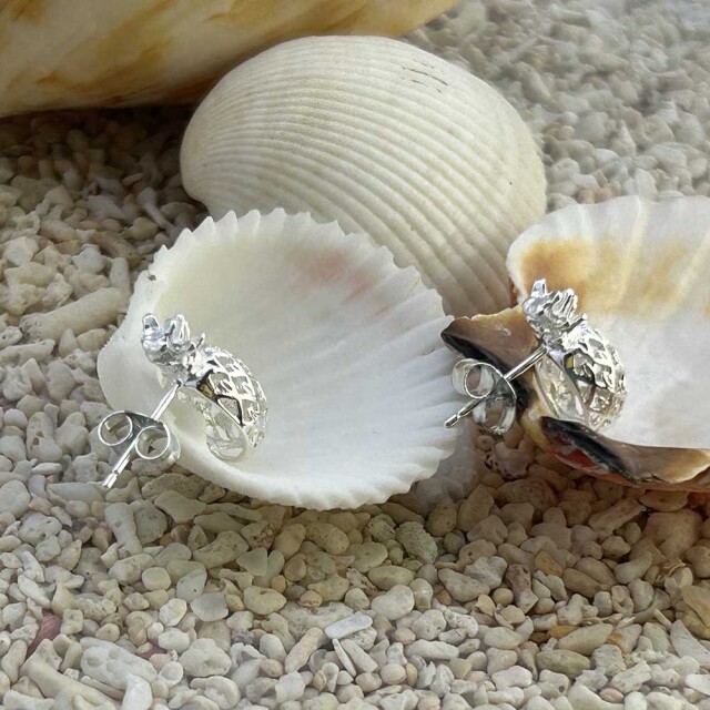 ハワイアンジュエリー ピアス シルバー パイナップル アクセサリー