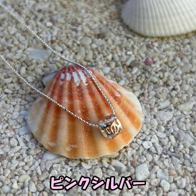 ハワイアンジュエリー ペンダント  シルバーバレル ネックレス ボールチェーン付き