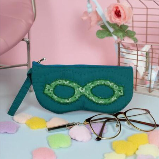 ハワイアンキルト メガネケース サングラスケース