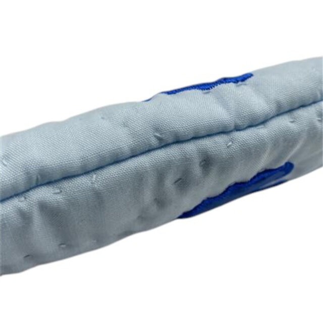 ハワイアンキルト メガネケース サングラスケース ホヌ プルメリア ライトブルー