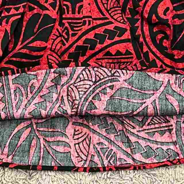 子供服ハワイアン キッズワンピース モンステラ カパ タパ