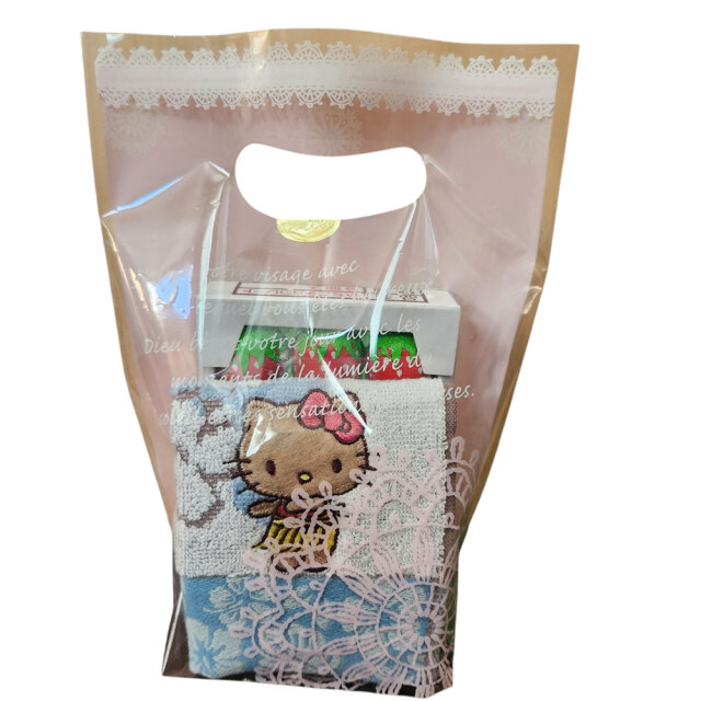ハローキティ hellow kitty ミニハンドタオル×いちごチョコレート