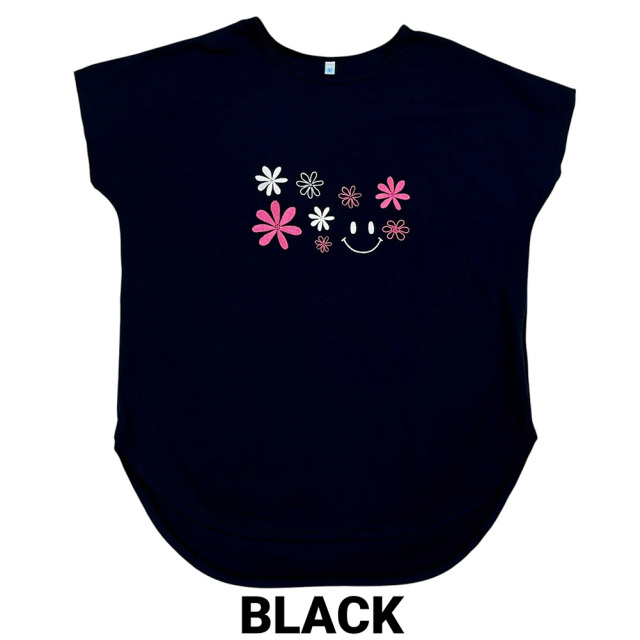 La-2ラドゥTシャツトップス1105ROUNDTEESMILECOLOR