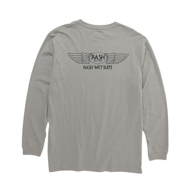 2025 RASH ラッシュ 羽バックTEE メンズ ロングスリーブ ティーシャツ LONG TEE ロンティー 男性用 Tシャツ